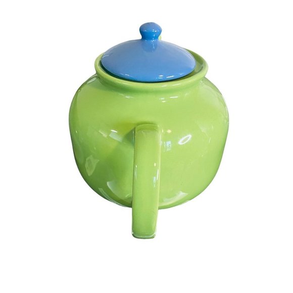 OVER AND BACK INDOOR OUTFITTERS CERAMIC WHIMSICAL TEAPOT MADE IN PORTUGAL - Picture 3 of 7